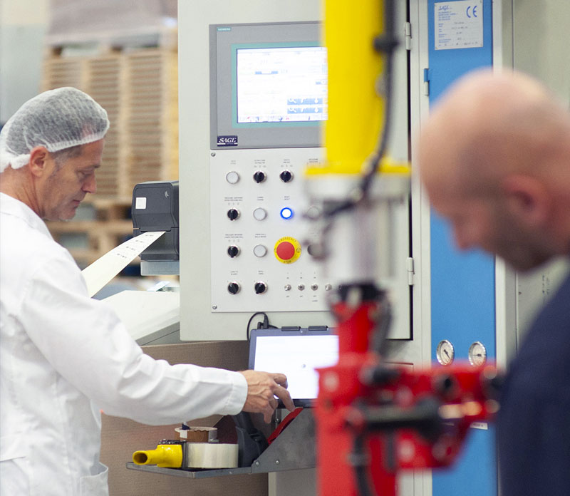 Tracciabilità materiale lavorato - buste